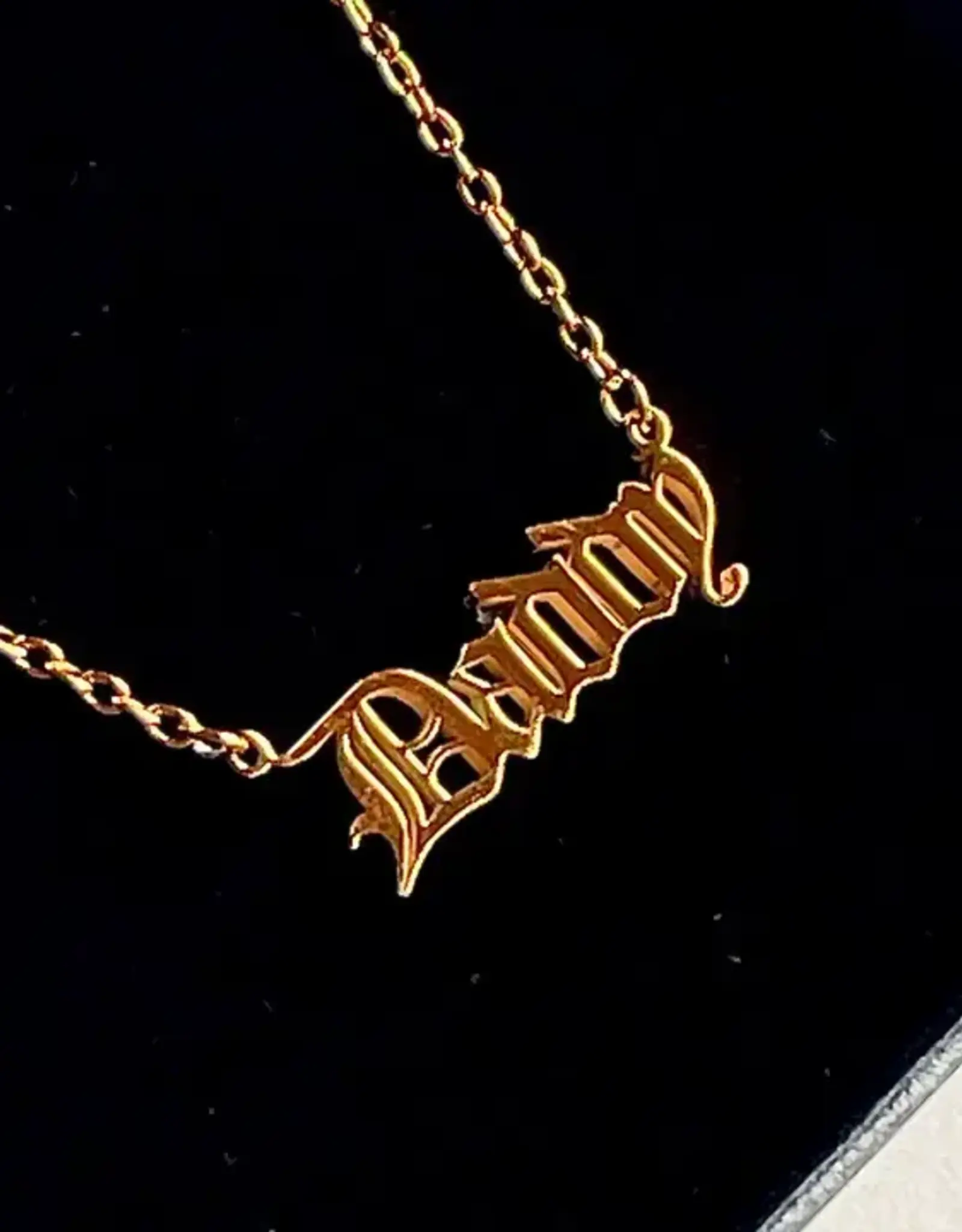 Necklace - Daddy, Gold Plated