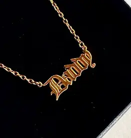 Necklace - Daddy, Gold Plated