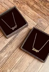 Necklace - Dogs, Gold Plated