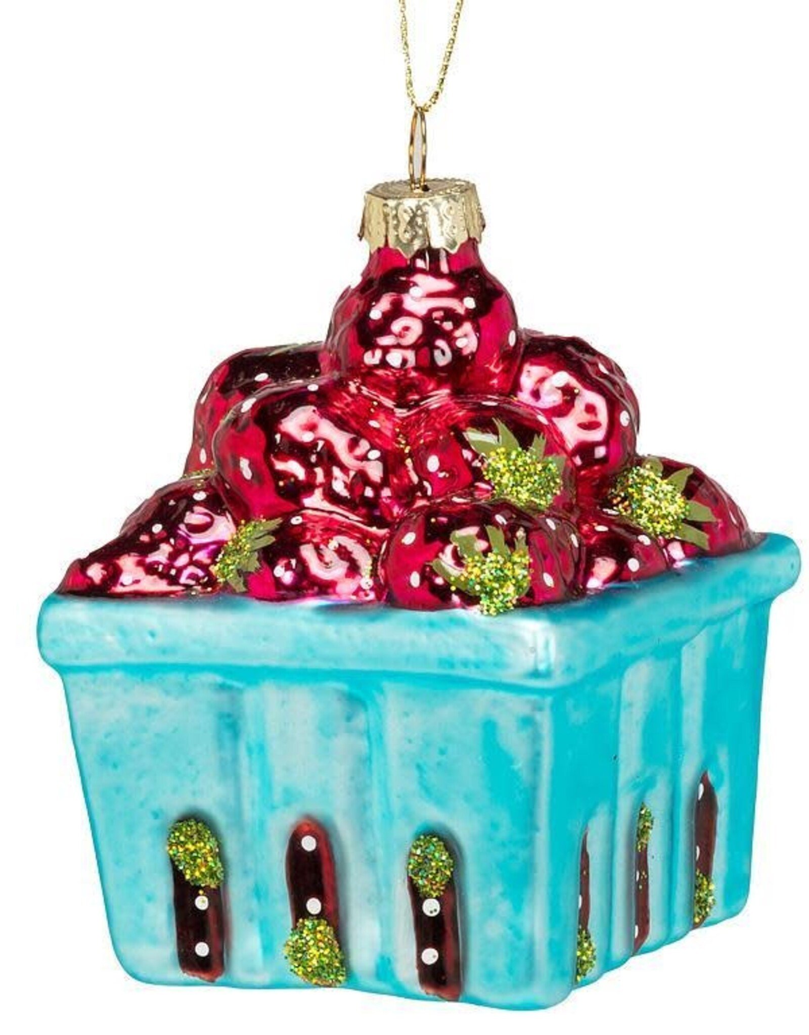 Ornament - Strawberry Pint