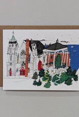 Emma Fitzgerald - Holiday Card / Lunenburg Christmas Trees, 4.25 x 5.5"