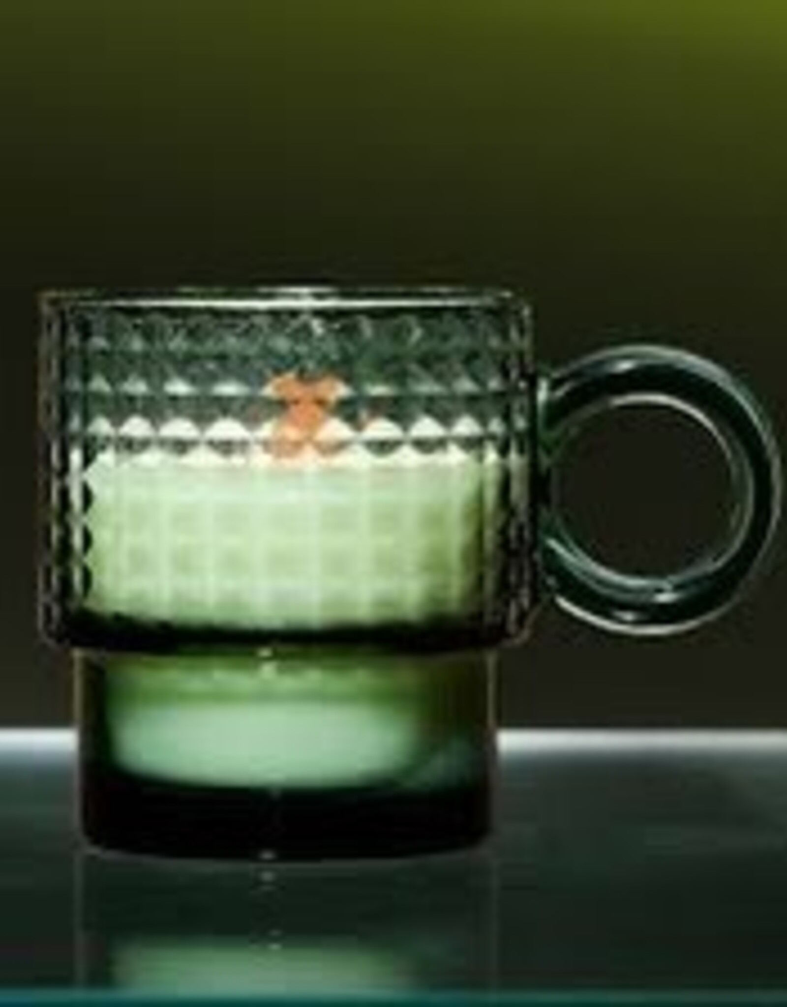 Candle - Luvo, Matcha in Glass Mug