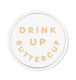 Coaster - Drink Up Buttercup, Gold
