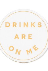 Coaster - Drinks Are On Me, Gold