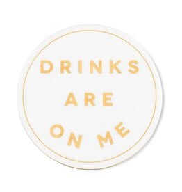 Coaster - Drinks Are On Me, Gold