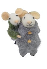 Ornament - Felt Mouse, Piggyback