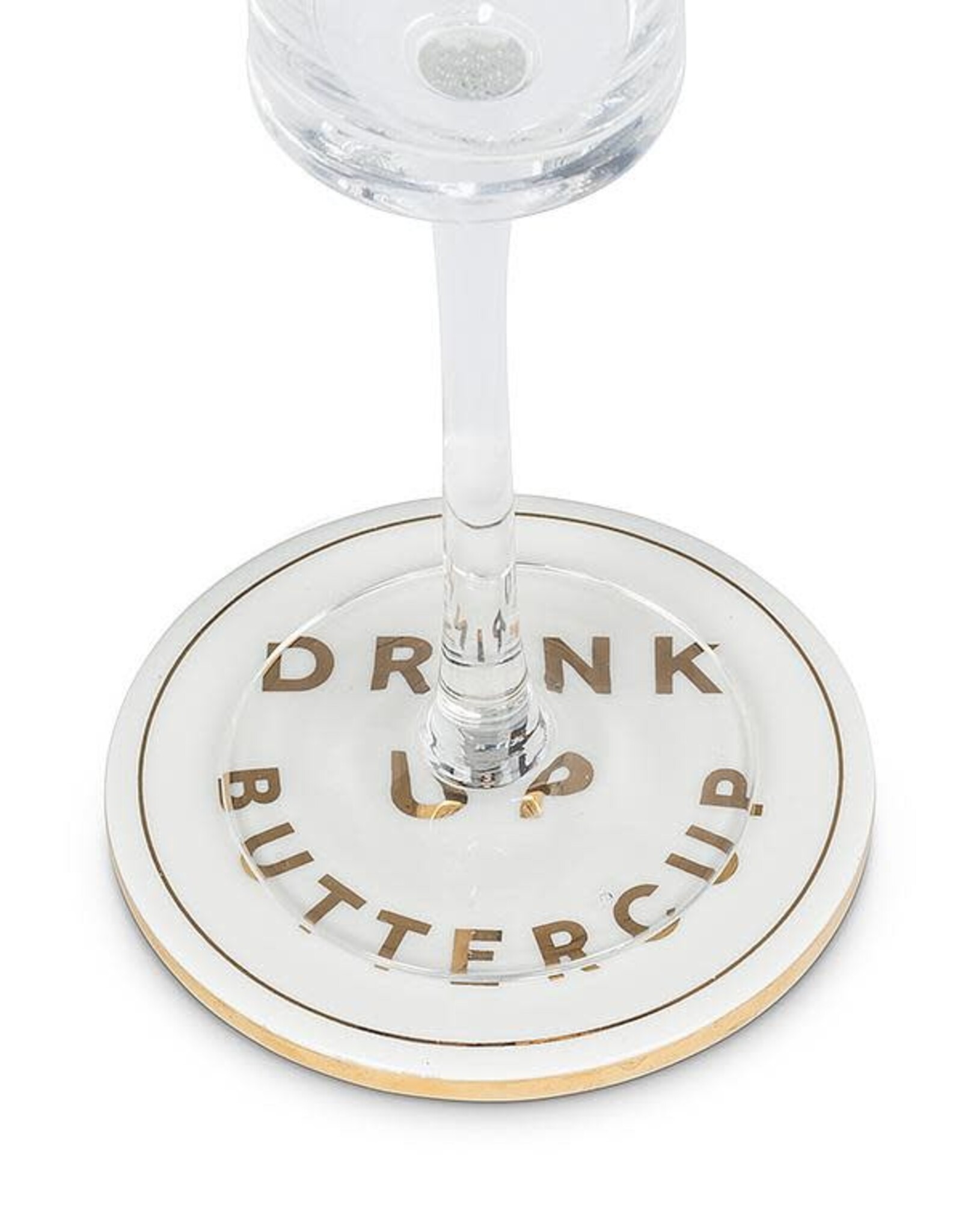 Coaster - Drink Up Buttercup, Gold