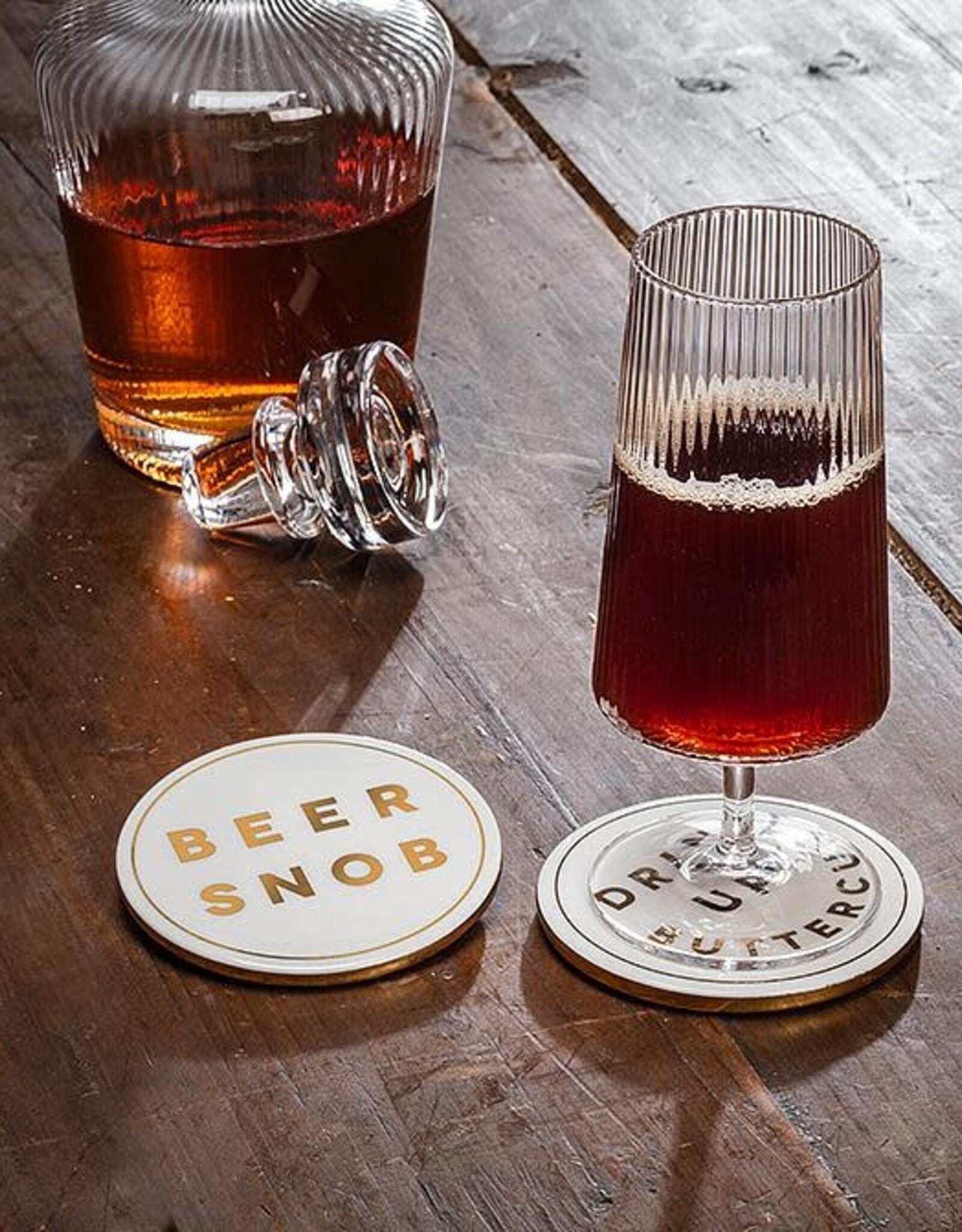 Coaster - Drink Up Buttercup, Gold