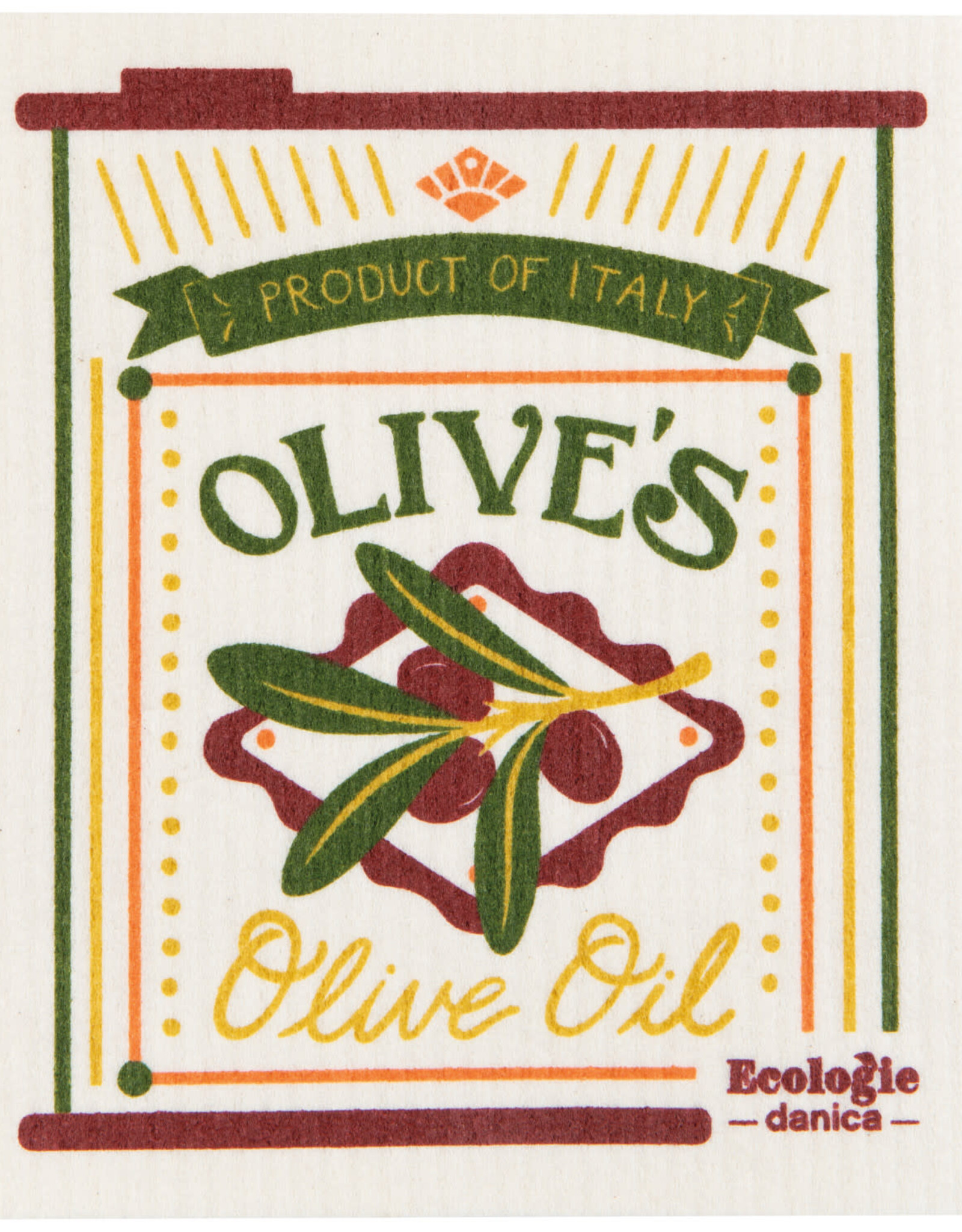 Swedish Sponge Cloth - Olive Oil