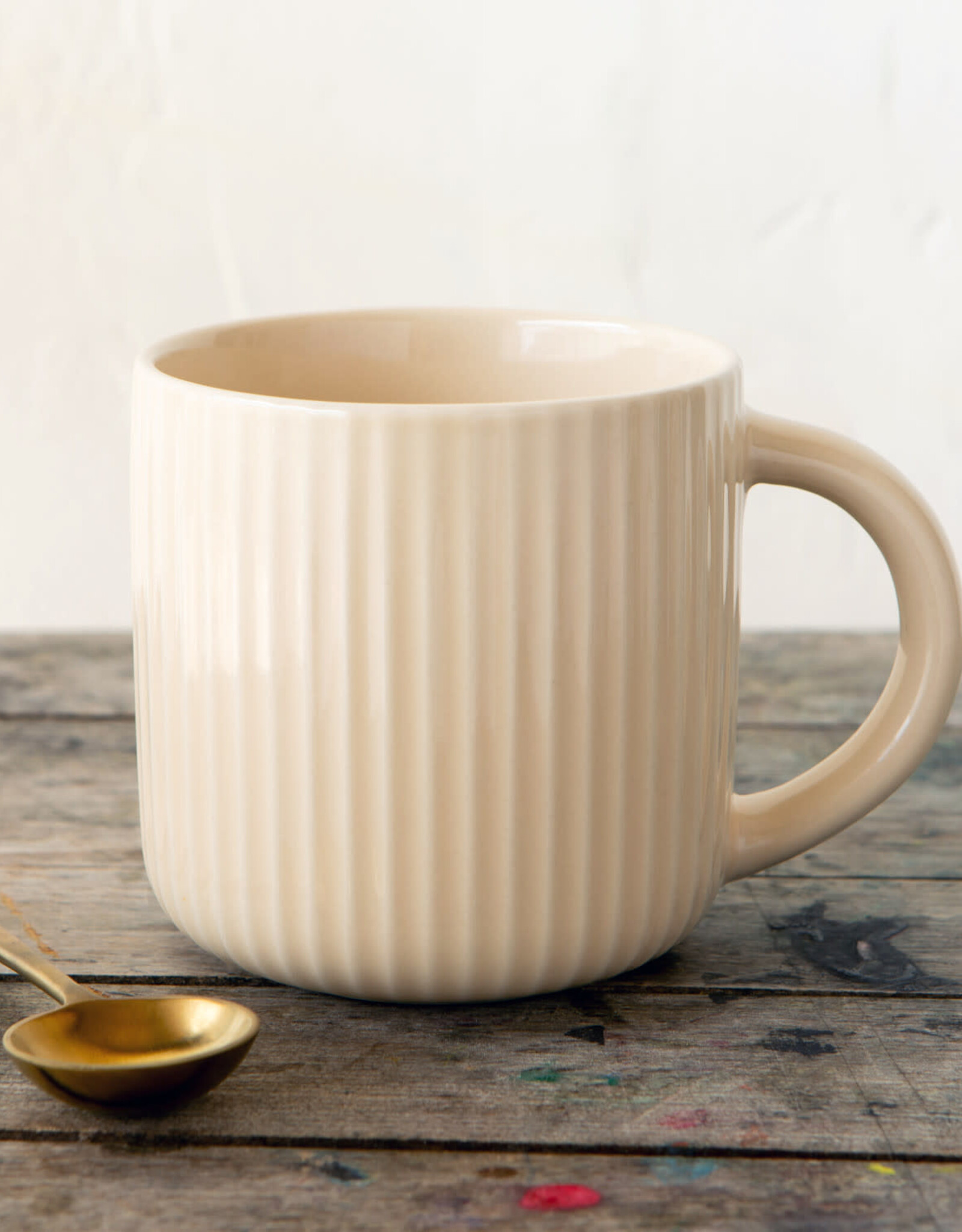 Mug - Ribbed Creamy