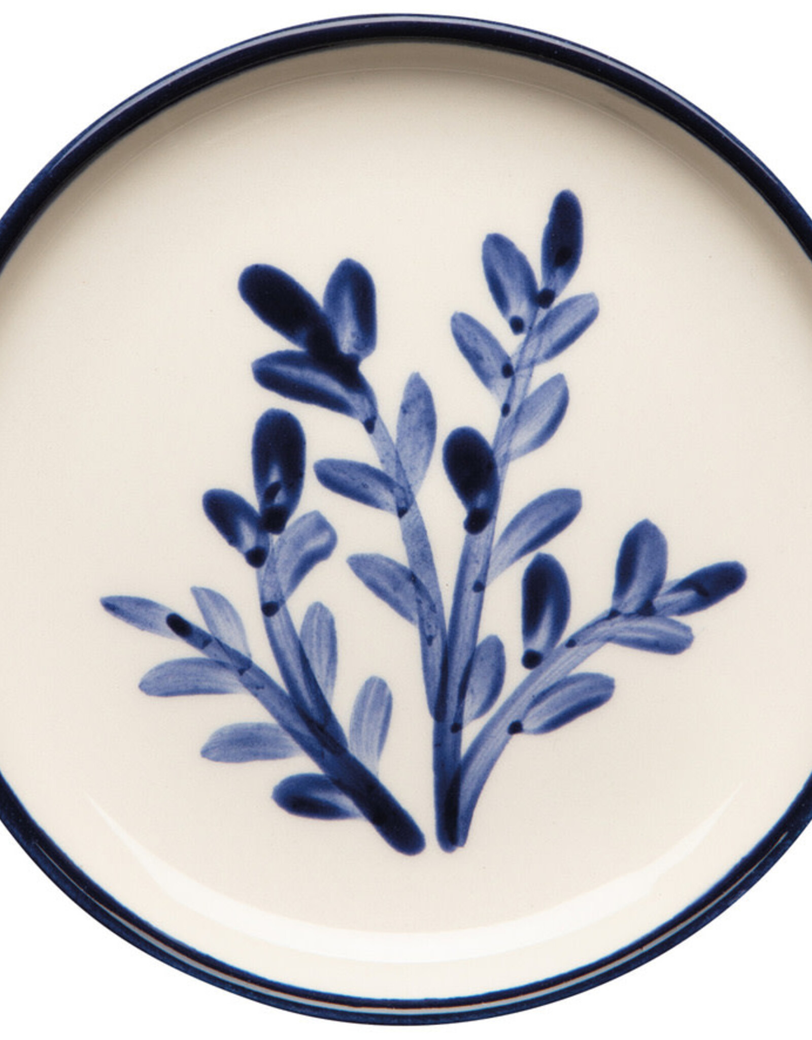 Appetizer Plate - Hand Painted Sprig