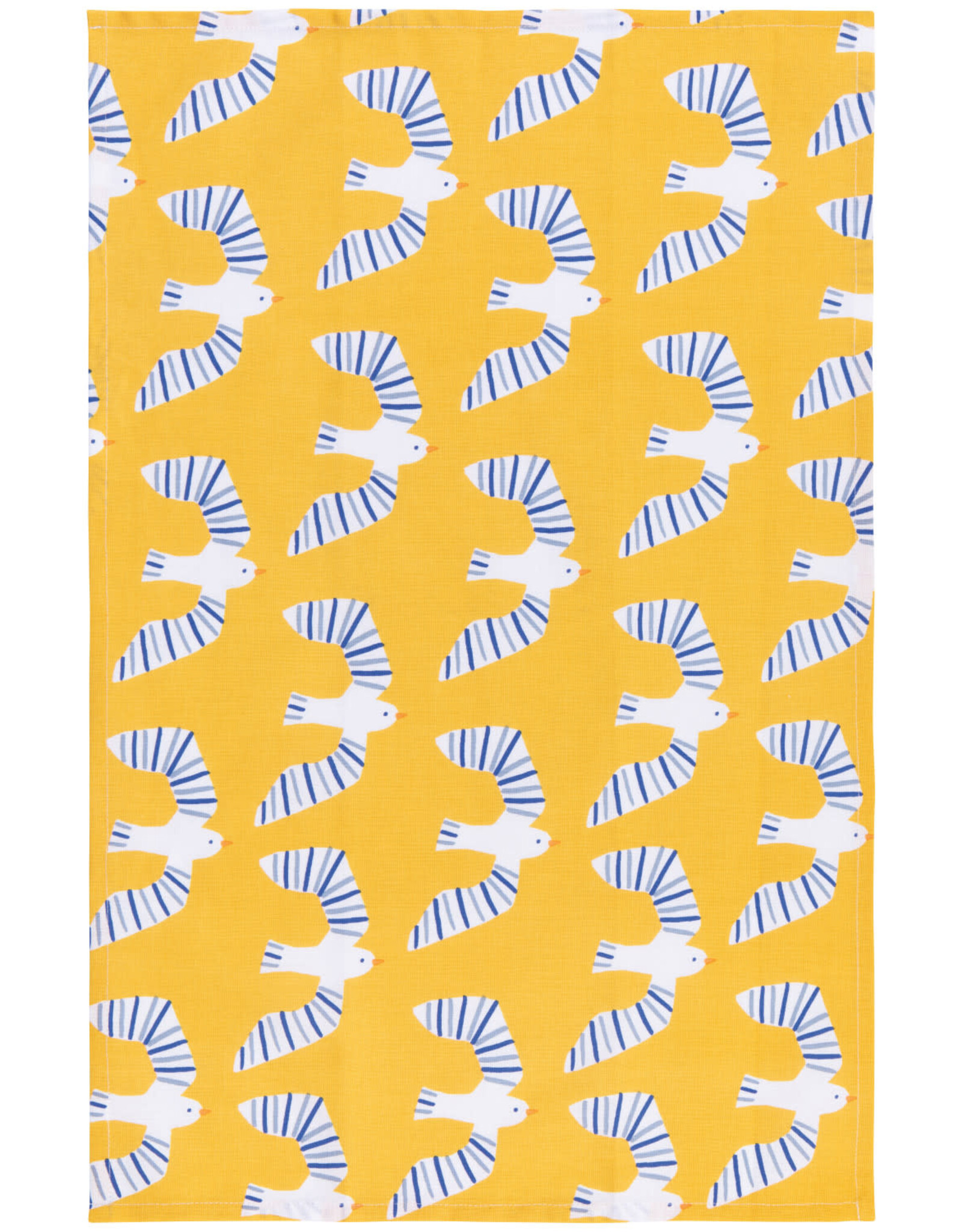 Tea Towel - Yellow Peace Dove