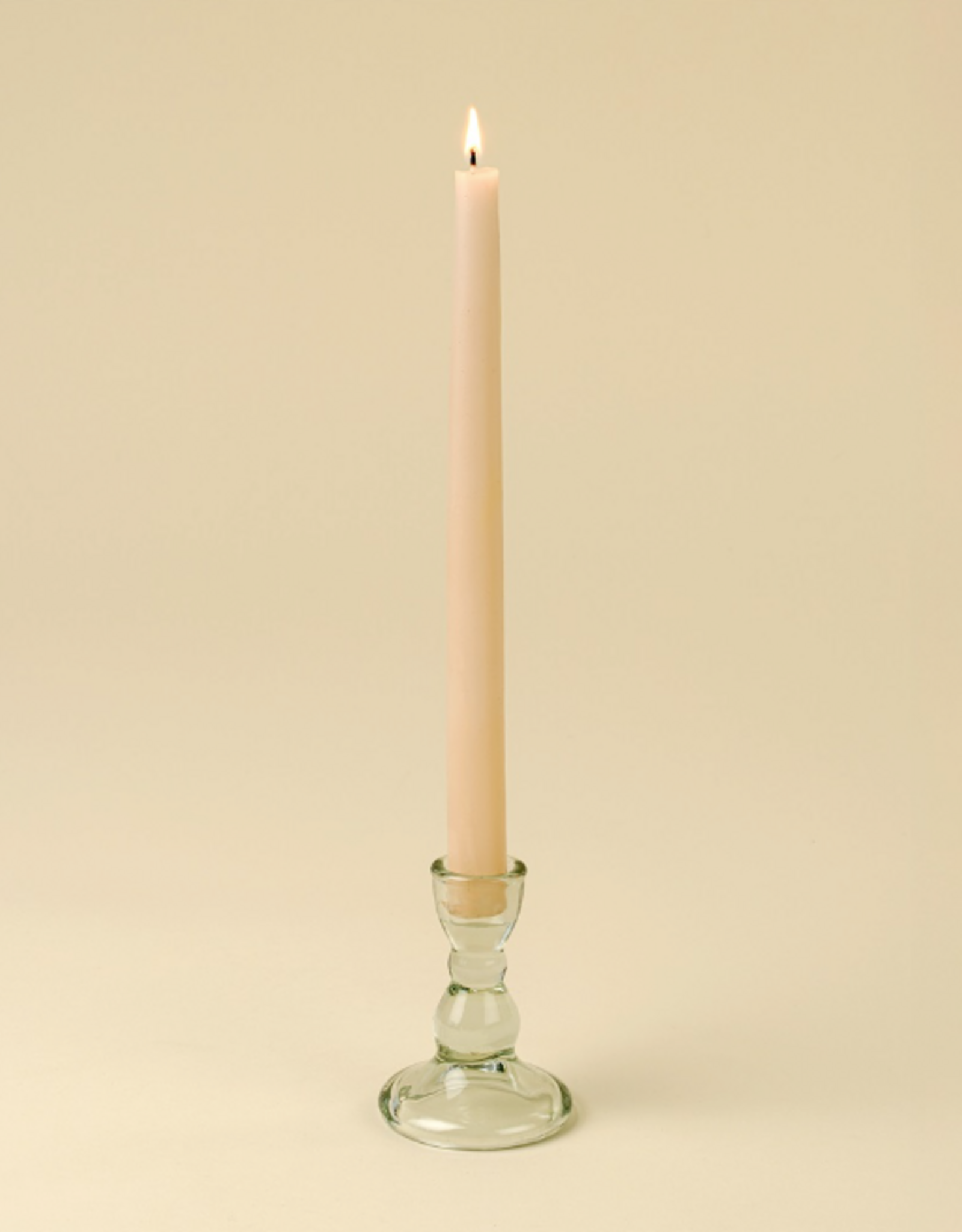 Candle Holder - Taper, Green Recycled Glass