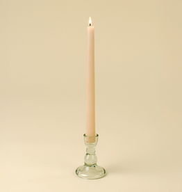 Taper Candle Holder - Green Recycled Glass