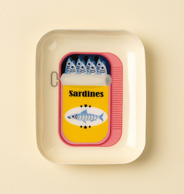 Trinket Tray - Sardines, Yellow