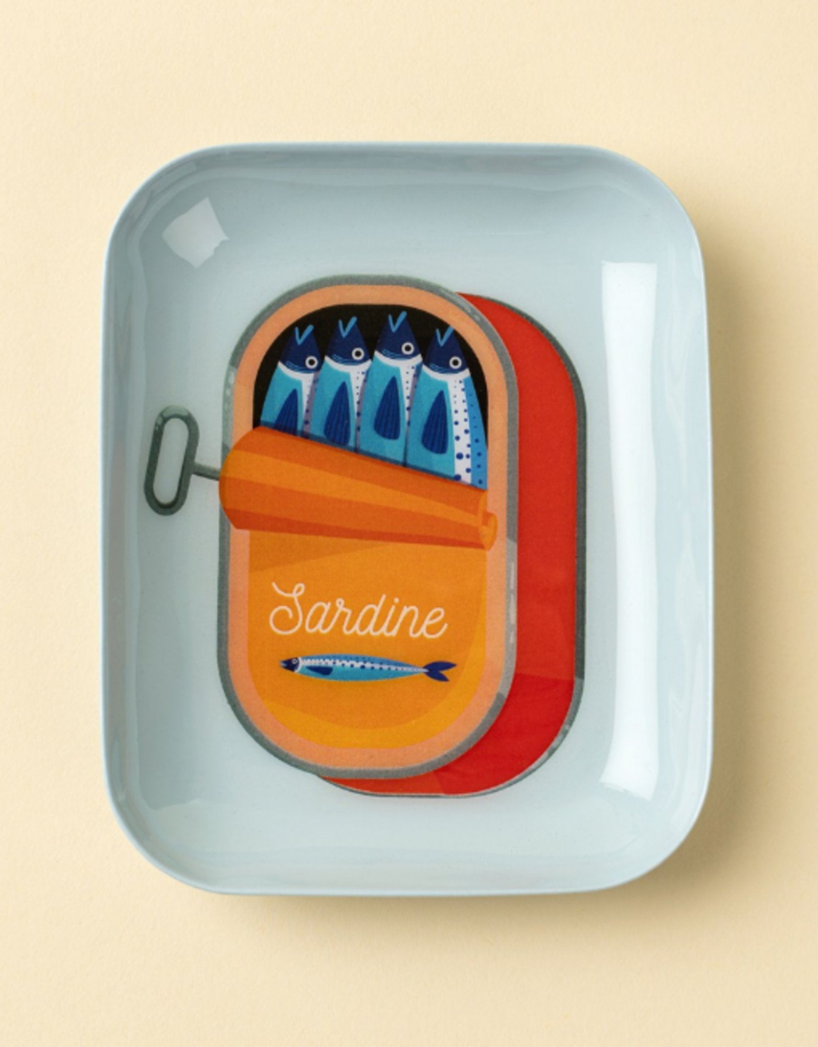 Trinket Tray - Sardines, Blue