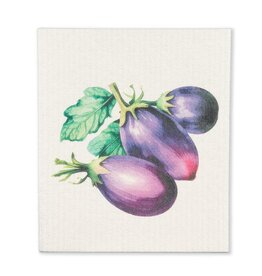 Swedish Sponge Cloth - Eggplant