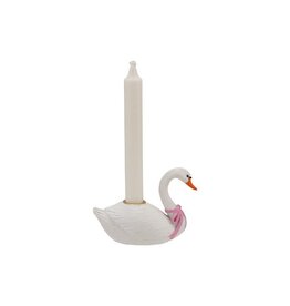 Hazel Mazel via Design Home Taper Candle Holder - Swan