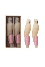 Hazel Mazel via Design Home Taper Candles - Parrots, Set of 2