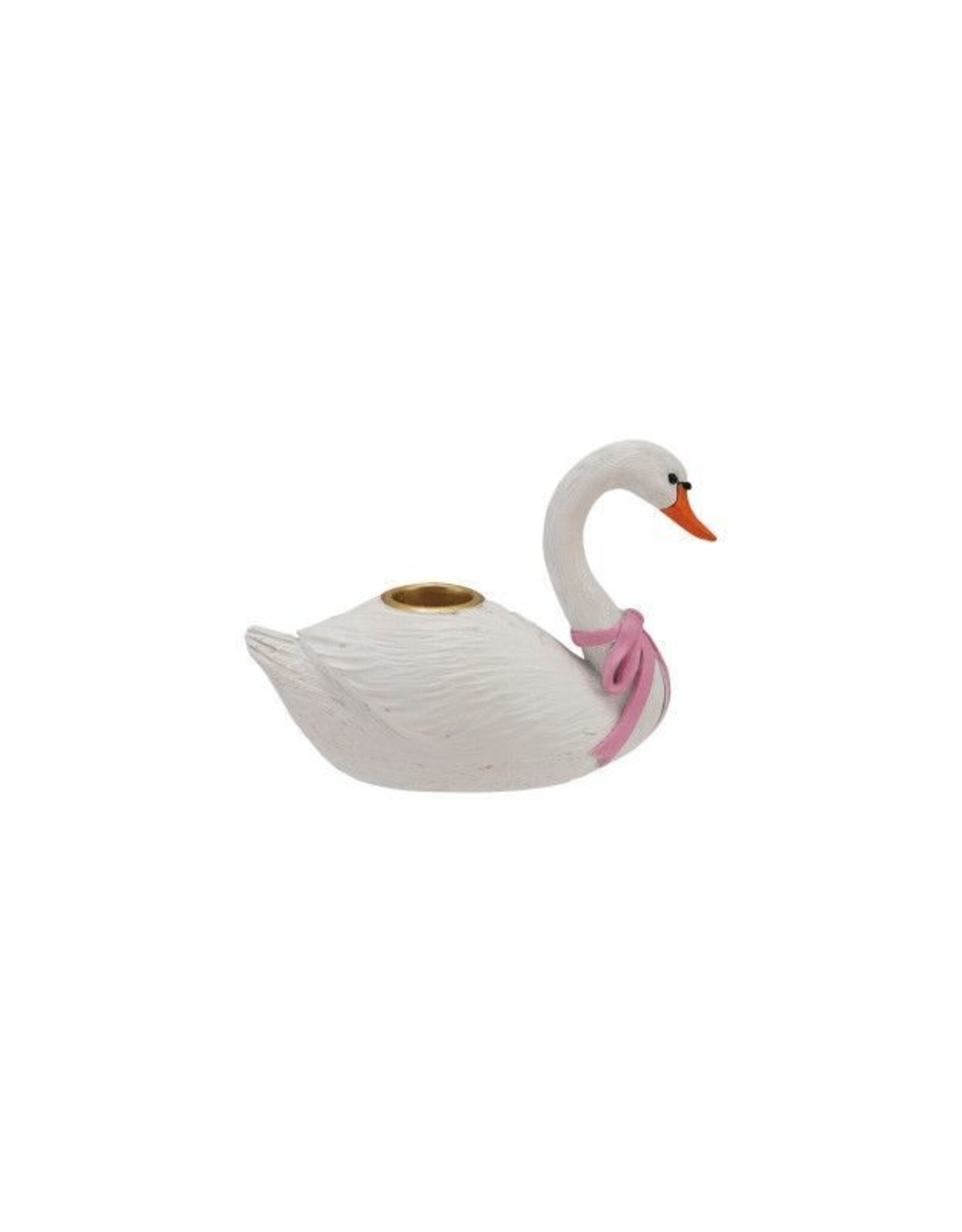 Hazel Mazel via Design Home Taper Candle Holder - Swan