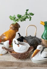 Pitcher - Hand Painted Duck