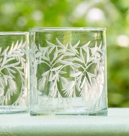 April Cornell Glass Tumbler - Flora, Short