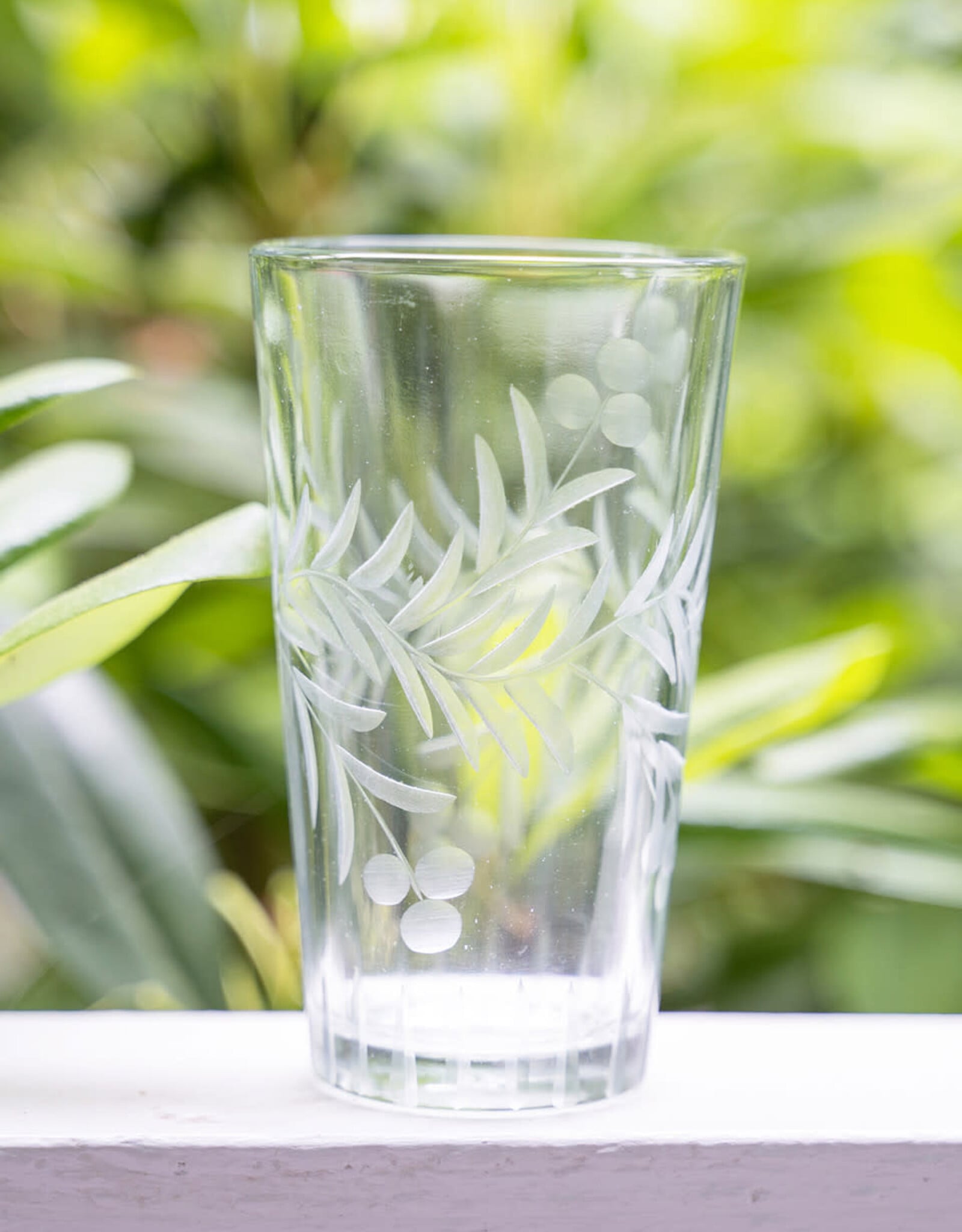 April Cornell Glass Tumbler - Flora, Tall