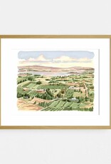 Kat Frick Miller - Art Print, Blomidon Look-off, 8 x 10"