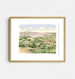 Kat Frick Miller - Art Print, Blomidon Look-off, 8 x 10"