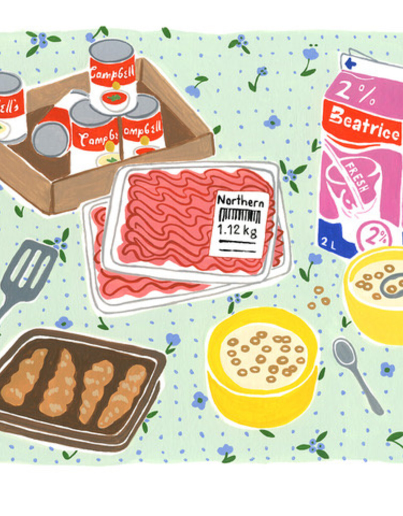 Kat Frick Miller - Art Print, Northern, 8 x 10"