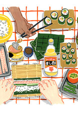Kat Frick Miller - Art Print, Sushi, 8 x 10"