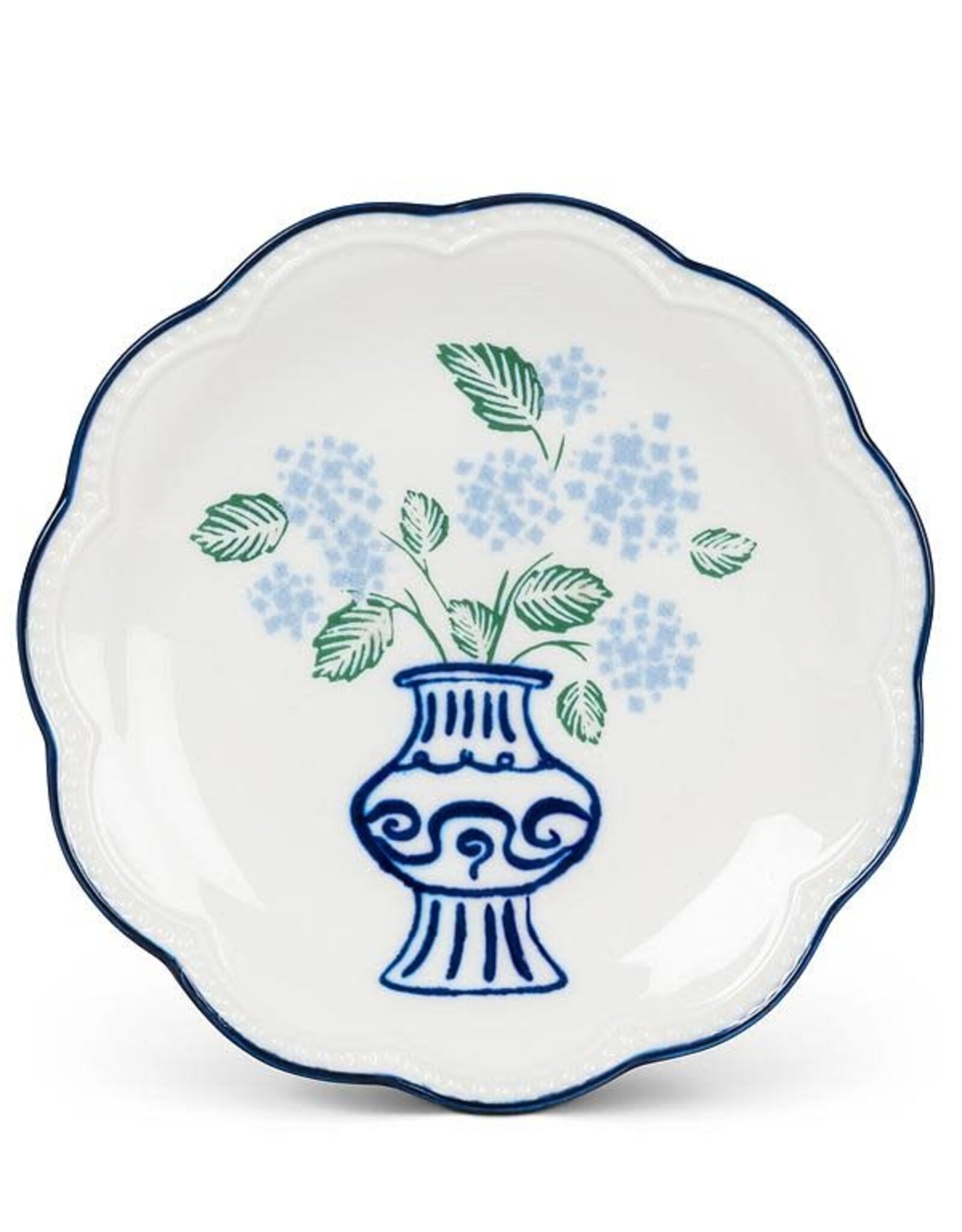 Small Plate - Blue Flower Vase