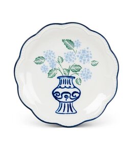 Small Plate - Blue Flower Vase