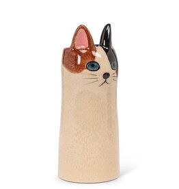 Bud Vase - Calico Kitty
