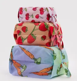 Baggu - 3D Zip Set, Carrots & Berries