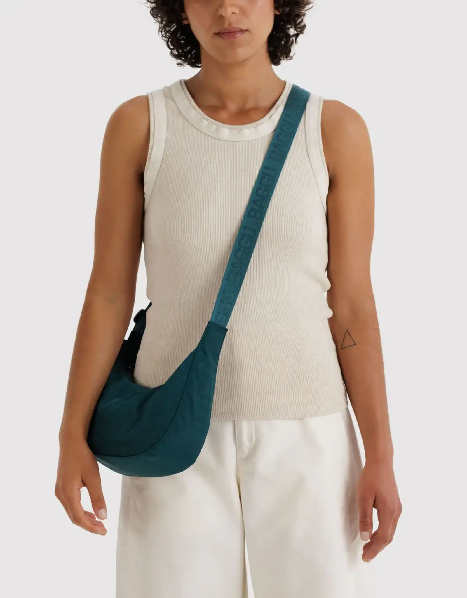 Baggu - Small Crescent Bag, Deep Sea