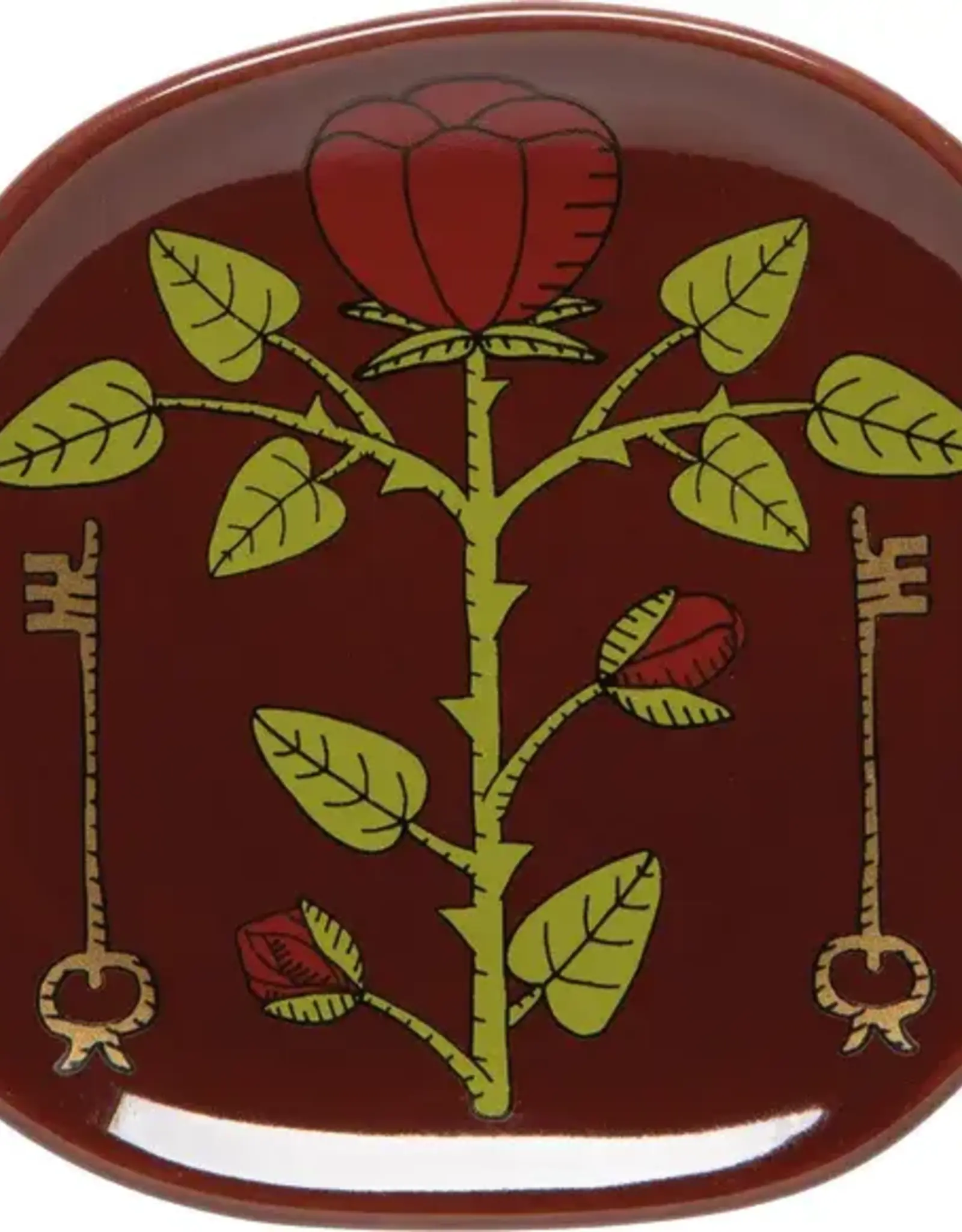 Trinket Tray - Rose & Keys