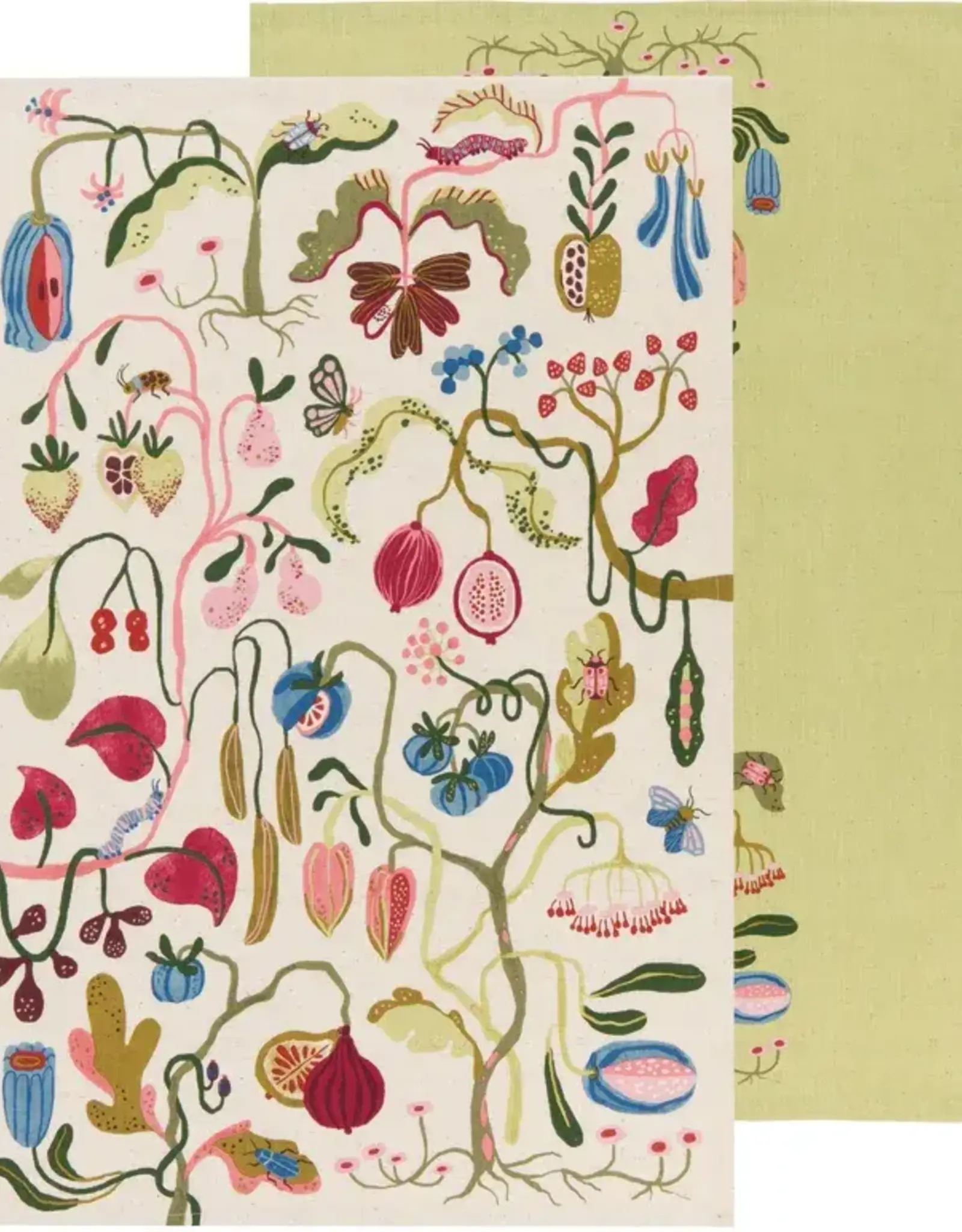 Tea Towel - Wilted Garden, Set of 2