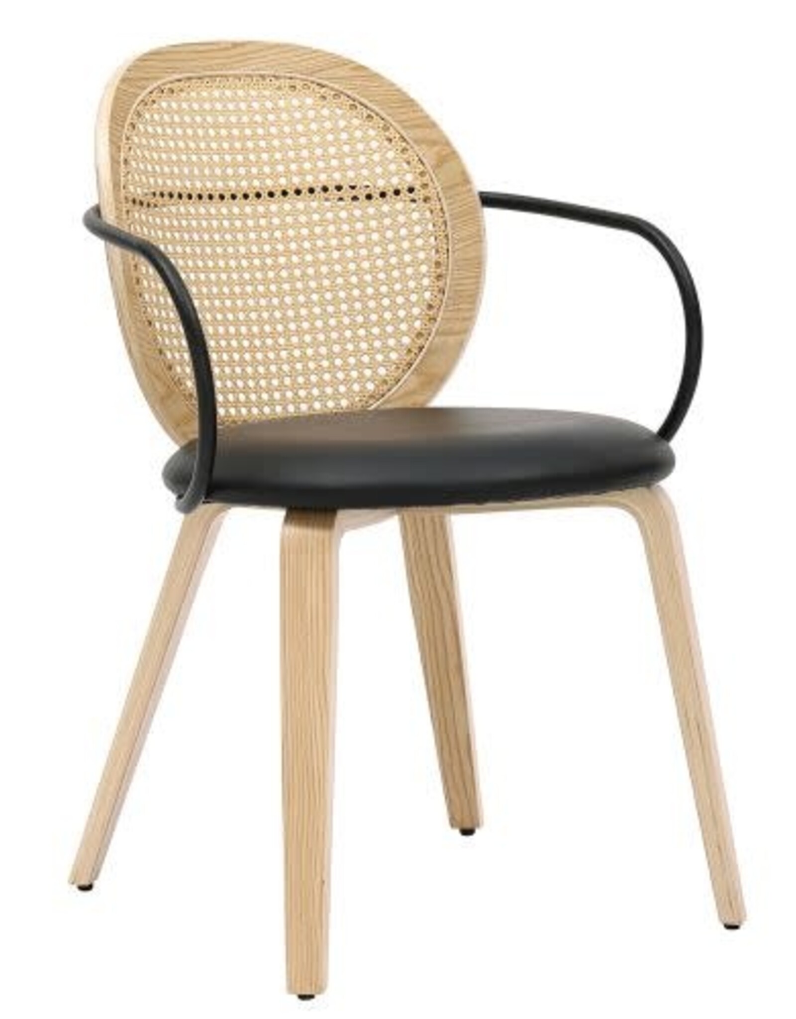 Dining Chair - Fellini Cane, Light Oak