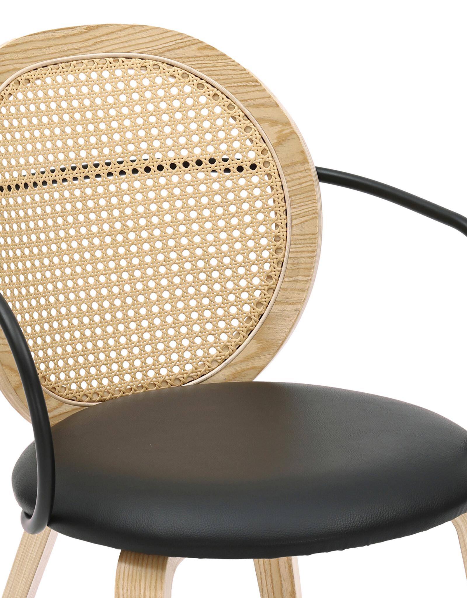 Dining Chair - Fellini Cane, Light Oak