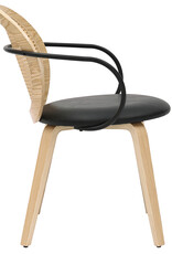 Dining Chair - Fellini Cane, Light Oak