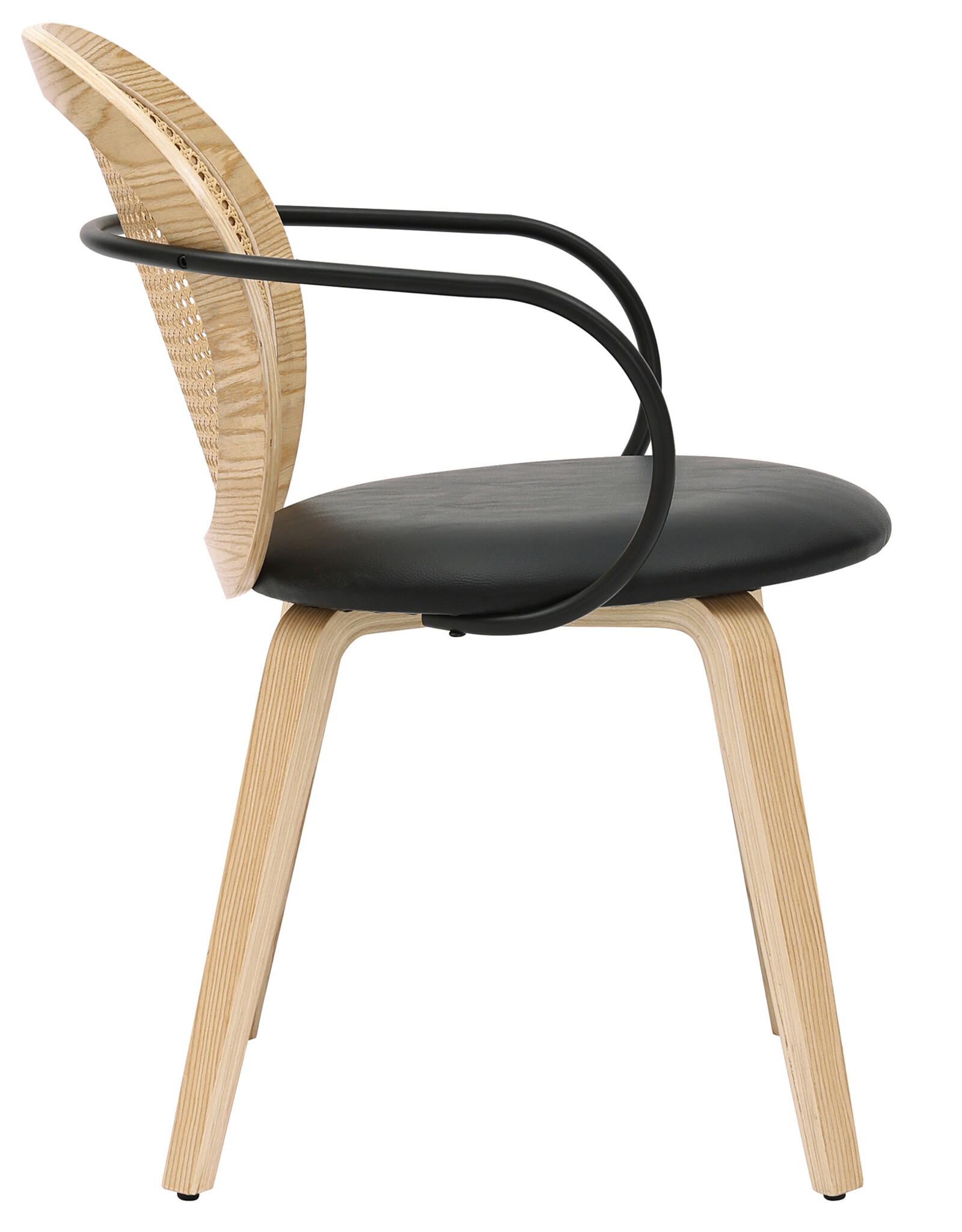 Dining Chair - Fellini Cane, Light Oak