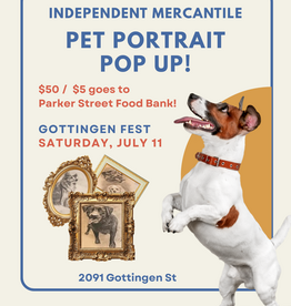 Pet Portrait Reservation Zoey: 10:45am, Saturday July 11