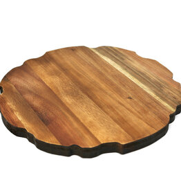 Charcuterie Cutting Board - Flower, Acacia Wood