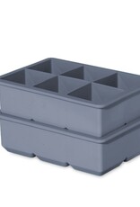 Ice Cube Tray - Jumbo, Slate Blue, Set of 2