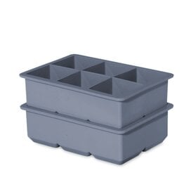 Ice Cube Tray - Jumbo, Slate Blue, Set of 2