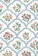 Paper Cocktail Napkin - Floral Lattice