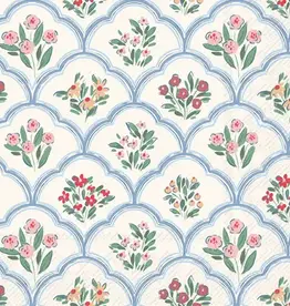 Paper Cocktail Napkin - Floral Lattice