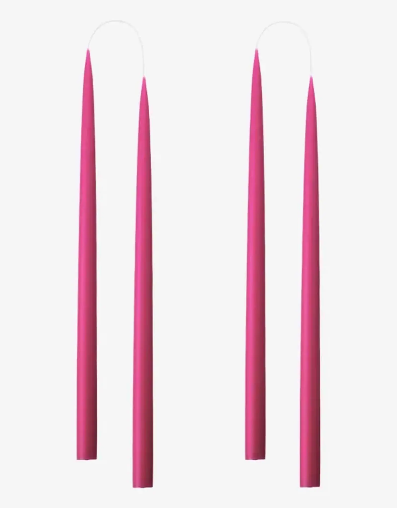 Taper Candle - Fuchsia, 8"