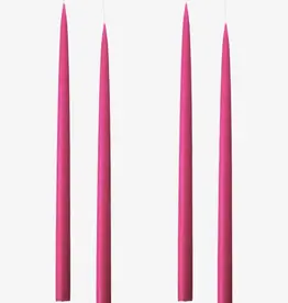 Taper Candle - Fuchsia, 8"